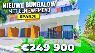 Nieuwe bungalow in Spanje in een exclusief wooncomplex 249 900 € met zwembad