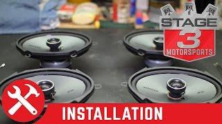 1999-2007 F250 & F350 Super Duty Kicker KSC684 6x8 Speaker Upgrade Kit Install