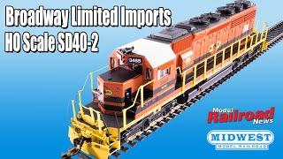 Broadway Limited HO Scale SD40-2 - w/ Tony Cook