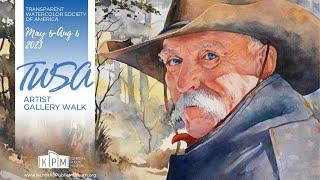 Transparent Watercolor Society of America 2023 Exhibition Gallery Walk