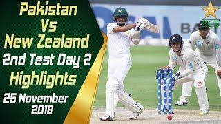 Pakistan Vs New Zealand | Highlights | 2nd Test Day 2 | 25 November 2018 | PCB