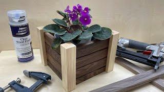 DIY Decorative Planter Box: A Woodworking Project for Your Home 