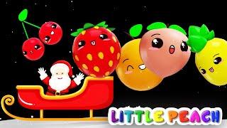 CHRISTMAS Fruit PARTY! | Baby Sensory | Sensory video for babies