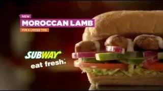 SUBWAY Moroccan Lamb Sub Ad