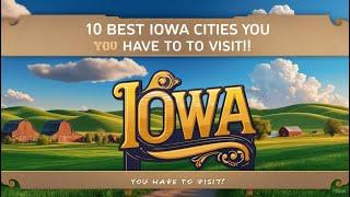 10 BEST Iowa Cities You HAVE to Visit! (2024 Travel Guide)