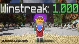 bedwars 1000 winstreak (world record)