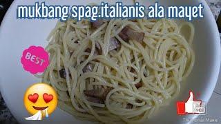 #itsallaboutinlimassol/cyprus/mukbang spag.italianis ala mayet/eating pomegarnade/baby lamb meat