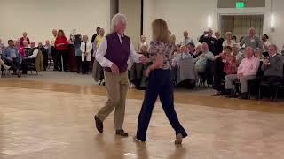 Jackie McGee and Charlie Womble Carolina Shag Dance Exhibition at Hilton Head Classic January 2022