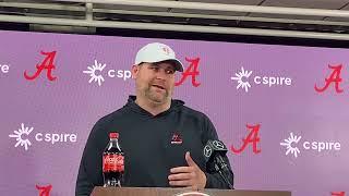 Alabama Defensive Coordinator Kane Wommack: Auburn Week