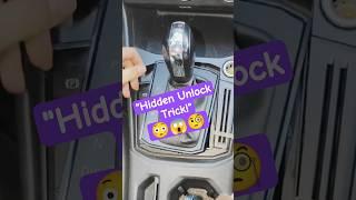 Automatic Car ka Secret Unlock Button! #carhack #shorts