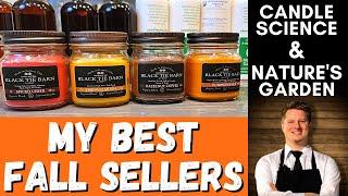 Revealing My BEST SELLING FALL Candle Scents To Date // Nature's Garden & Candle Science Fragrances