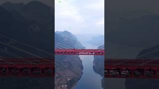 HIGH-SPEED PASSAGE BRIDGE || YACHI RIVER BRIDGE 鸭池河大桥 #bridge #highway #engineering