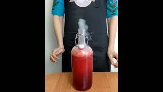 Homemade Soda  Explosion (Fermented Drink, 100% Natural) #shorts