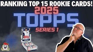 15 Best Rookie Cards From 2025 Topps Series 1 BaseballB2B Nats!