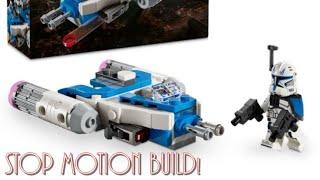 Stop Motion Build Captain Rex Y Wing Microfighter | Lego Star Wars 75391