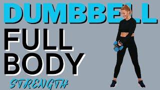 30 Min Full Body Dumbbell WorkoutAT HOME MUSCLE TONING WORKOUT with DUMBBELLSFULL BODY STRENGTH