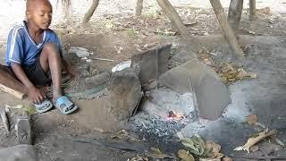 Ancient metal working technology in African tribe