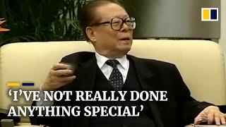 ‘I’ve not really done anything special’: when Jiang Zemin reflected on his time as China’s leader