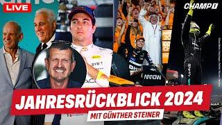 STEINER spricht KLARTEXT! Der große Jahresrückblick 2024 - von Hamilton, Perez & Bottas bis Cadillac