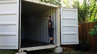 17 Moving Cargo Container Tiny Home on the Property