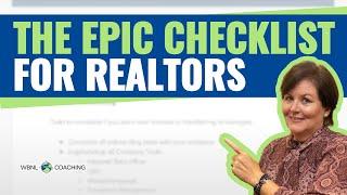 The Epic Checklist for Real Estate Agents