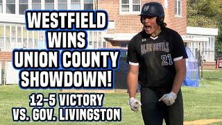 Westfield 12 Gov. Livingston 5 | HS Baseball | Blue Devils Earn Top Spot in Union County!