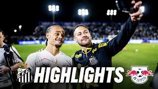 Xavi brace at Neymar's starting eleven comeback | Santos FC - RB Leipzig 1:3 Highlights