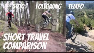 Short Travel Comparison | Best of 2024 | Santa Cruz 5010 vs Evil Following vs Commencal Tempo