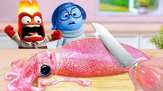 Who Controls Emotions  How To Make Miniature Squid Spaghetti Inside Out 2  Tina Mini Cooking