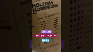 Mini vlog #youtubeshorts #shorts #minecraft #homework #holidayhomework #kavyaandmummy #kavya
