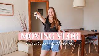 MOVING VLOG: Moving Into My New Apartment in Barcelona | unpacking & organizing