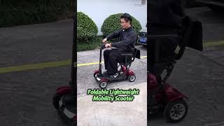 2025 new Foldable small Mobility Scooter #scooter #mobilityscooter #wheelchair