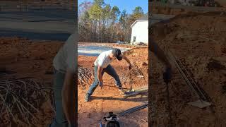 Rebar Bending Jig on ICF Owner Build