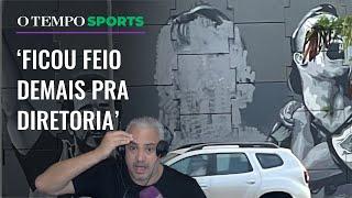 Galo mandou apagar imagem de jornalista no mural da Arena MRV?