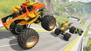 Monster Truck Madness - High-Flying Jumps & Epic Crashes