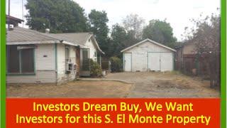 House for Sale in S. El Monte CA that is Perfect for an Investor