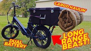 DUAL BATTERIES!! -- Engwe LE20 Cargo Ebike Tech Review (100+ REAL WORLD Miles/Charge!)