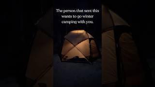 Go camping with me #wintercamping #hottent #camping