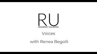 RU voices with Renea Begolli (residency: June - July 2024)