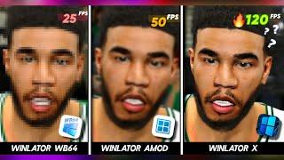  Best Winlator for NBA2K25? : (Modded Nba2k14) Triple Comparison /Nba Winlator settings for Android