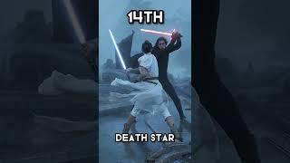 EVERY Live Action Lightsaber Duel RANKED #shorts