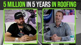 5 M Net Worth in 5 years w/ Roofing and Real Estate | Justin Ledford - Flagstone Roofing