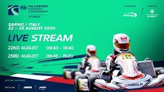 FIA Karting European Championship Junior/OK Round 2 Sarno Italy Sunday