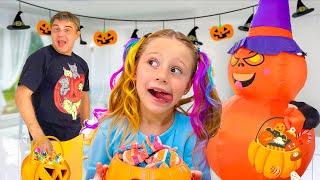 Nastya và bố cùng nhau nấu bánh quy Halloween và những câu chuyện khác dành cho trẻ em