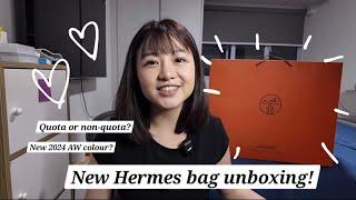 Hermes Bag Unboxing! 2024 new AW colour? | 2nd bag of the year  | Hermes Shopping Experience