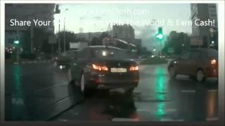 Time Travel Ghost Car Appears & Causes Accident in Moscow