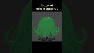 Tatsumaki | anime style in Blender #3d #anime #blender