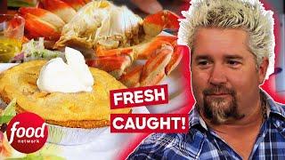 Guy Tries An INSANELY GOOD Crawfish Pie! | Diners, Drive-Ins & Dives