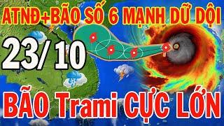 [Trực Tiếp] Dự báo thời tiết hôm nay và ngày mai 23/10/2024 | dự báo thời tiết 3 ngày tới