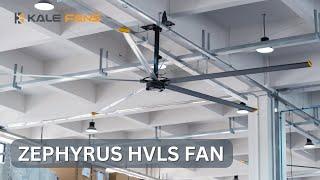 Unveiling Kale Fans New Large Industrial Fan: Zephyrus HVLS Fan